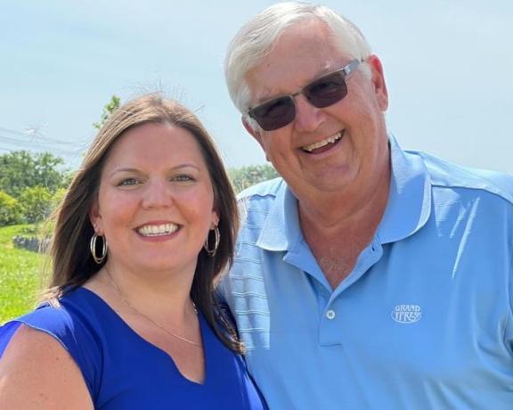 Woman with her Father