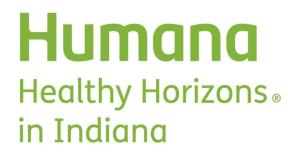 Humana Healthy Horizons in Indiana logo.